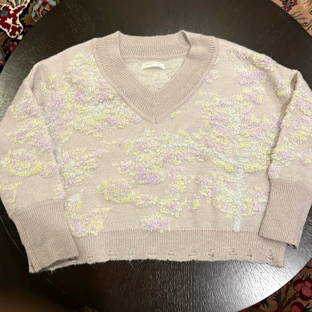Anthropologie V neck-sweater